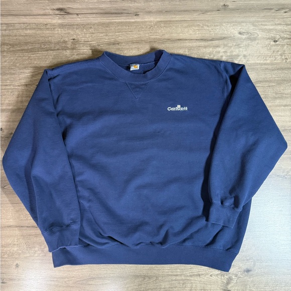 Vintage Carhartt Men’s Big & Tall Crewneck Heavy Long Sleeve Sweater
